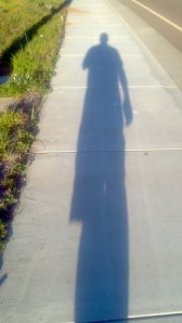 Just me, and my shadow
